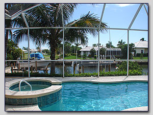 Pool and Spa Overlooking the Canal