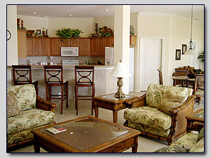 Family Room with view to Kitchen
