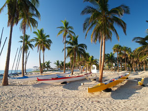 View of Canoes on the Beach - Fort Myers Vacation Rentals